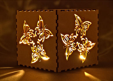 Tealight Candle lightbox Box Lantern