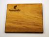 chopping board with Laser engraved Logo Ashgrove kitchens